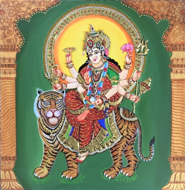 Durga Maa Painting